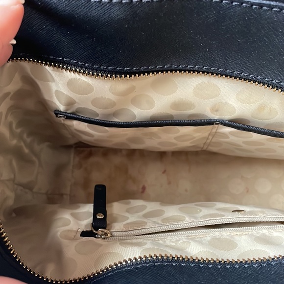 Kate Spade New York black satchel with crossbody strap - Picture 6 of 10